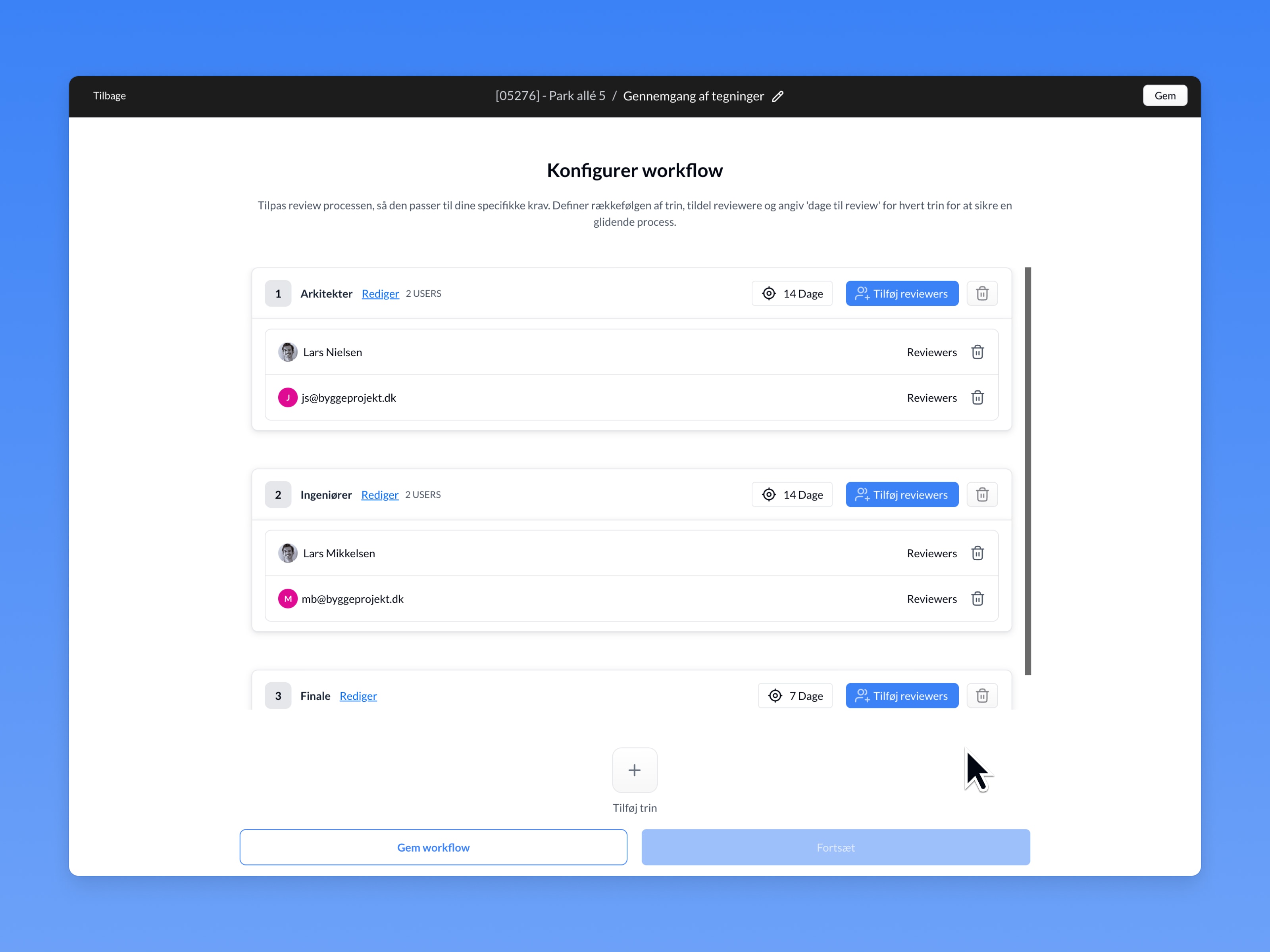 Digital Review - workflow - DK
