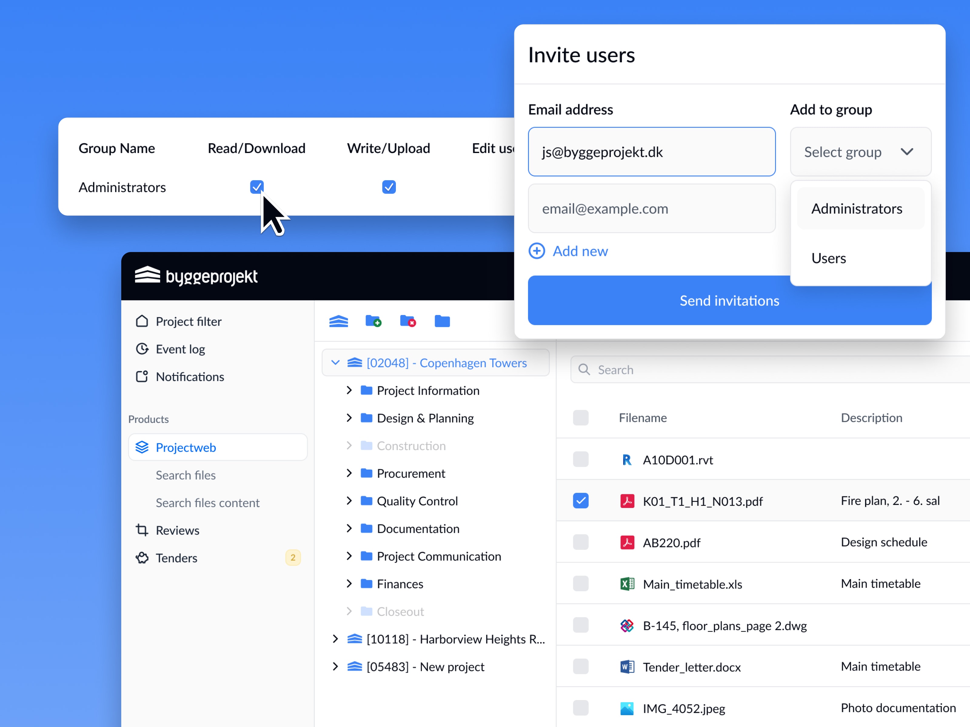 Projectweb - Permissions - EN-1